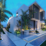 hacienda white villa for sale